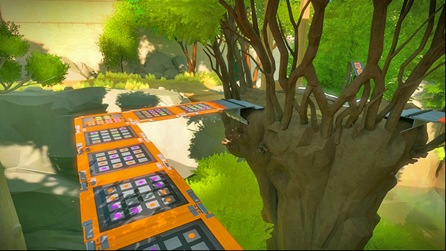 To solve the most difficult terrain puzzle in this location, the mainland shortcut has to be available - Collectibles | Tree house in The Witness - Tree house - The Witness Game Guide & Walkthrough