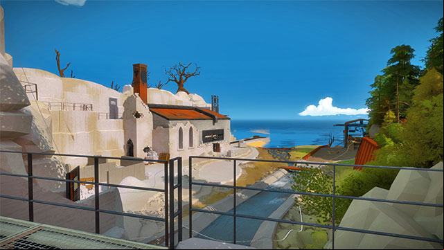The Quarry neighbors the Orchard and the Sun temple - Walkthrough | Quarry in The Witness - Quarry - The Witness Game Guide & Walkthrough