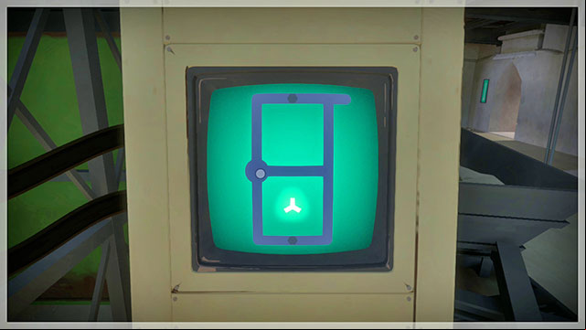 On the left, there is another which can raise the platform - Walkthrough | Quarry in The Witness - Quarry - The Witness Game Guide & Walkthrough