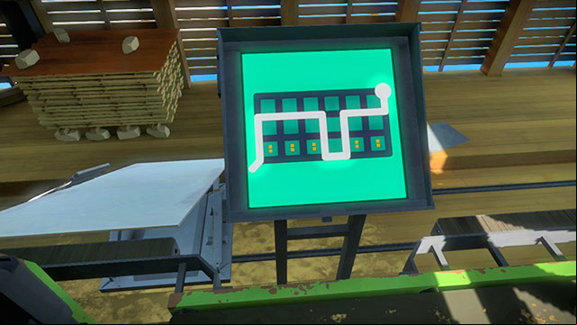 After you solve the puzzle, approach the next - Walkthrough | Quarry in The Witness - Quarry - The Witness Game Guide & Walkthrough