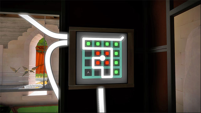 The first building, puzzle that unlocks the laser - Puzzle solutions | Quarry in The Witness - Quarry - The Witness Game Guide & Walkthrough