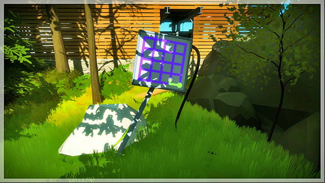 Other times, you find the solution on the rock next to the puzzle - Walkthrough | Forest in The Witness - Forest - The Witness Game Guide & Walkthrough