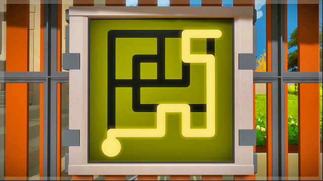The Keep, the first set of labyrinths, second - Puzzle solutions | Keep in The Witness - Keep - The Witness Game Guide & Walkthrough