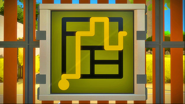 The Keep, the first set of labyrinths, third - Puzzle solutions | Keep in The Witness - Keep - The Witness Game Guide & Walkthrough