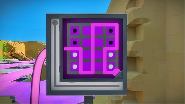 The Keep, the second set of labyrinths, second - Puzzle solutions | Keep in The Witness - Keep - The Witness Game Guide & Walkthrough