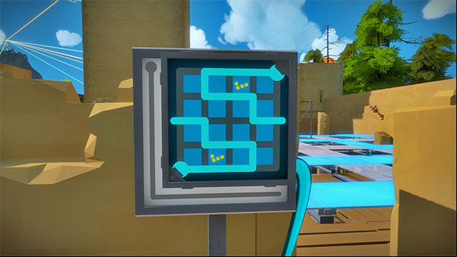 The Keep, the second set of labyrinths, fourth - Puzzle solutions | Keep in The Witness - Keep - The Witness Game Guide & Walkthrough