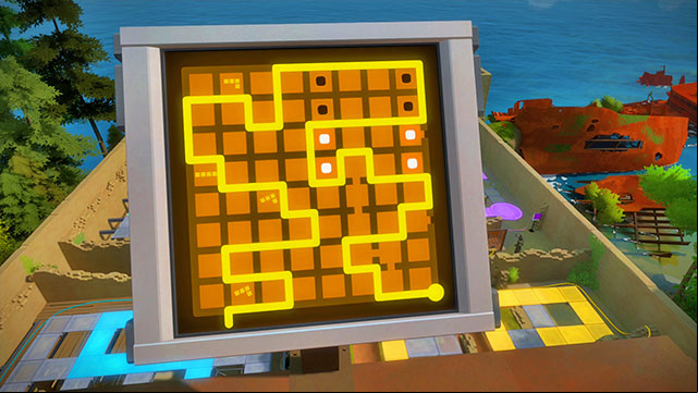 The Keep, the second set of labyrinths, atop the tower - Puzzle solutions | Keep in The Witness - Keep - The Witness Game Guide & Walkthrough