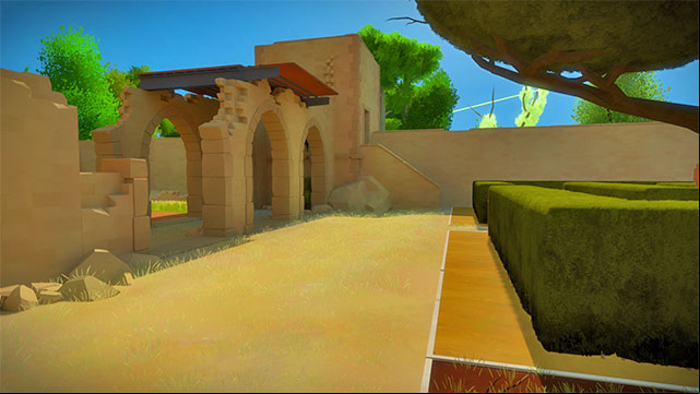 After you enter, turn right - Walkthrough | Keep in The Witness - Keep - The Witness Game Guide & Walkthrough