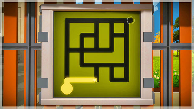 The first set, the one closer to the entrance, requires you to complete four labyrinths and to use s at the end - Walkthrough | Keep in The Witness - Keep - The Witness Game Guide & Walkthrough