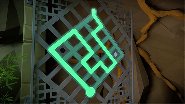 Jungle, for the door to the code - Puzzle solutions | Jungle in The Witness - Jungle - The Witness Game Guide & Walkthrough