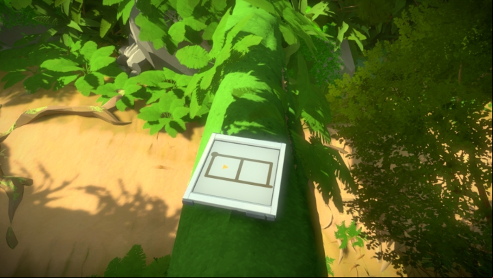 The is on the tree lying over the path - near the entrance to the jungle - Collectibles | Jungle in The Witness - Jungle - The Witness Game Guide & Walkthrough