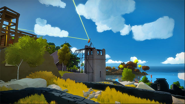 First of all, fix the misdirected laser in the Sun temple - Walkthrough | The Town in The Witness - The Town - The Witness Game Guide & Walkthrough