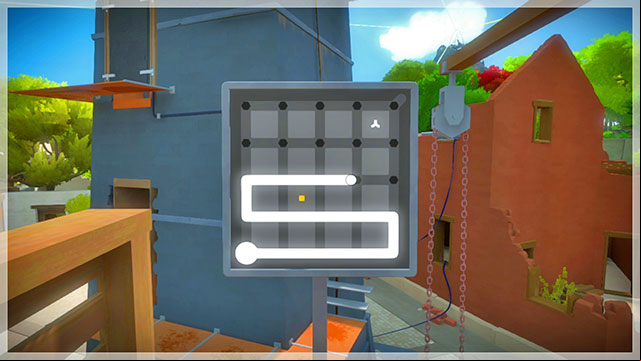 Atop the building, you find another - Walkthrough | The Town in The Witness - The Town - The Witness Game Guide & Walkthrough