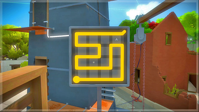 The first set, on the roof - Puzzle solutions | The Town in The Witness - The Town - The Witness Game Guide & Walkthrough