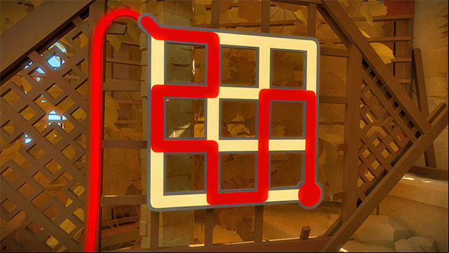 Perspective-based puzzle - Puzzle solutions | The Town in The Witness - The Town - The Witness Game Guide & Walkthrough