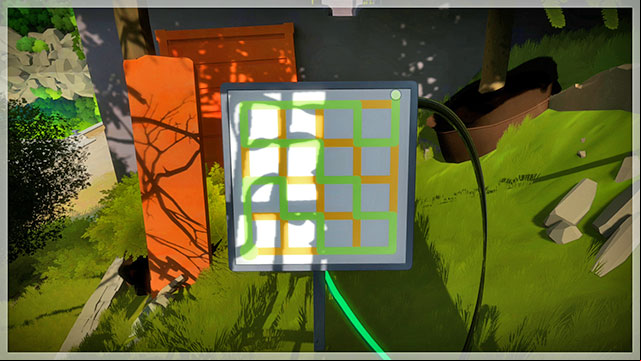 The third set, the second one - Puzzle solutions | The Town in The Witness - The Town - The Witness Game Guide & Walkthrough