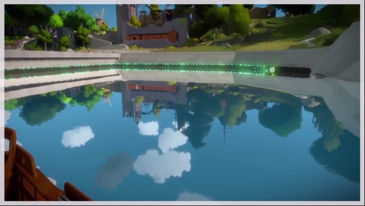 The second one is the extension of the first one and it requires using a boat - Collectibles | The Town - The Town - The Witness Game Guide & Walkthrough