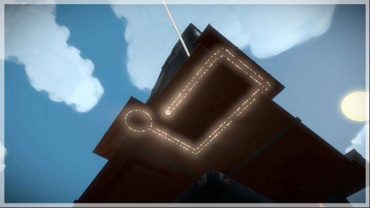 The last of the riddles that require you to look up - Collectibles | The Town - The Town - The Witness Game Guide & Walkthrough
