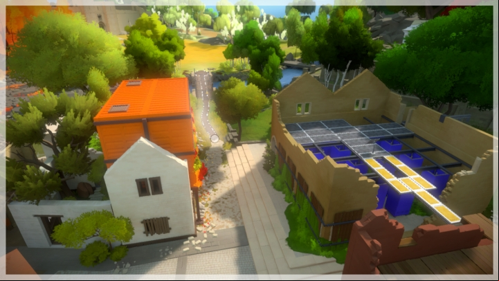 The last riddle is available from the top of the tower with the laser - Collectibles | The Town - The Town - The Witness Game Guide & Walkthrough