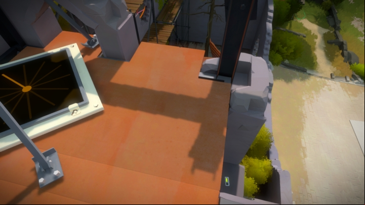 One of the audiologs is in the same place in which the laser from the desert reflects towards the mountain top - Collectibles | The Town - The Town - The Witness Game Guide & Walkthrough
