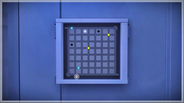 Inside, there is a door with puzzle - Walkthrough | Mountain in The Witness - Mountain - The Witness Game Guide & Walkthrough