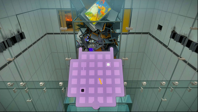There are several possible solutions here - Walkthrough | Mountain in The Witness - Mountain - The Witness Game Guide & Walkthrough