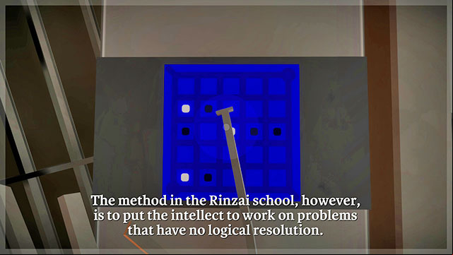 In the room on the left, there is another set of simple puzzles - Walkthrough | Mountain in The Witness - Mountain - The Witness Game Guide & Walkthrough