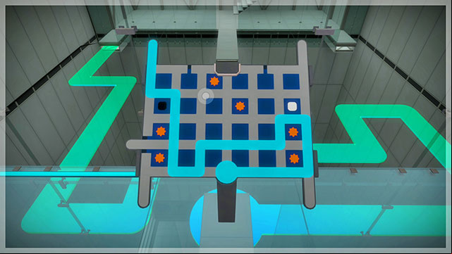 Level two, first control , the first setting - Puzzle solutions 2 | Mountain in The Witness - Mountain - The Witness Game Guide & Walkthrough
