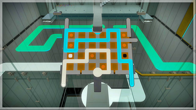 Level two, second control , the first setting - Puzzle solutions 2 | Mountain in The Witness - Mountain - The Witness Game Guide & Walkthrough