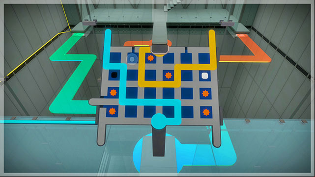 Level two, first control , second setting - Puzzle solutions 2 | Mountain in The Witness - Mountain - The Witness Game Guide & Walkthrough