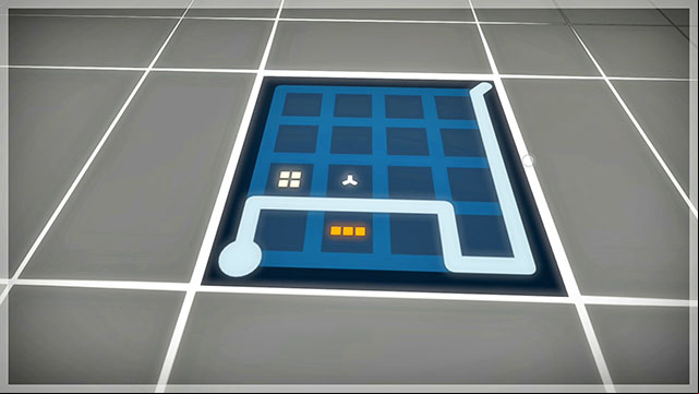 Third level, first puzzle - Puzzle solutions 2 | Mountain in The Witness - Mountain - The Witness Game Guide & Walkthrough