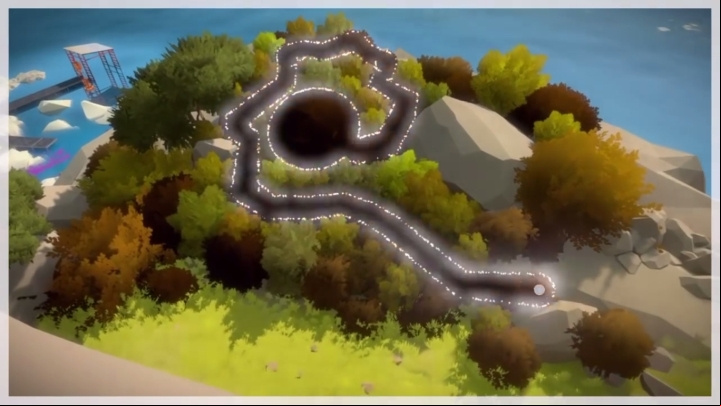 This is another riddle - Collectibles | Mountain in The Witness - Mountain - The Witness Game Guide & Walkthrough
