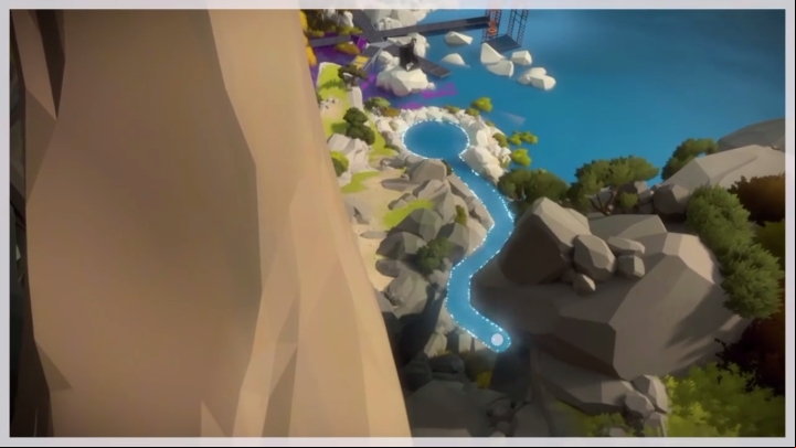 And one more located next to the previous riddle - Collectibles | Mountain in The Witness - Mountain - The Witness Game Guide & Walkthrough