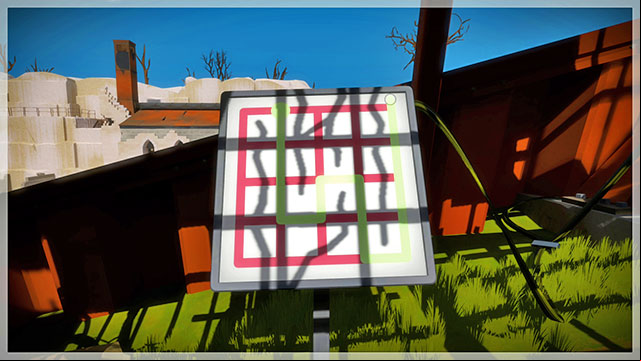 Forest, the second set of puzzles, the second one - Puzzle solutions | Forest in The Witness - Forest - The Witness Game Guide & Walkthrough