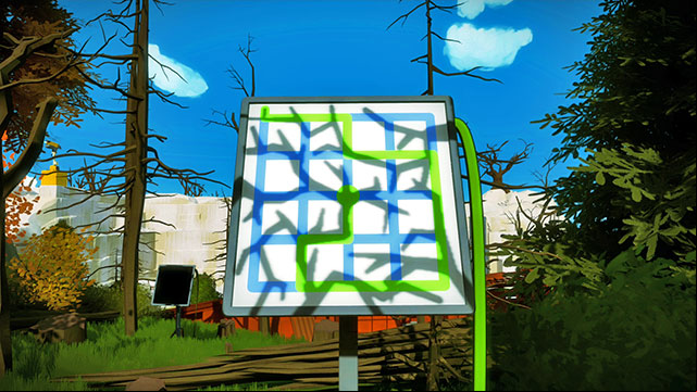 Forest, third set of puzzles, the fourth one - Puzzle solutions | Forest in The Witness - Forest - The Witness Game Guide & Walkthrough