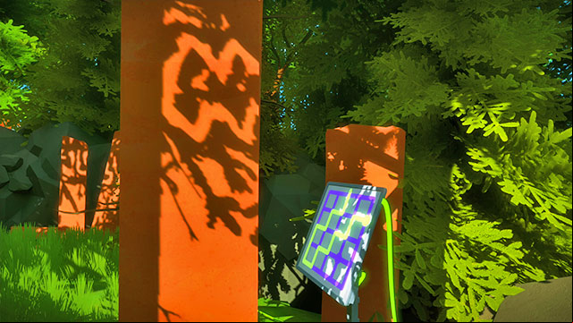 Forest, fourth set of puzzles, the third one - Puzzle solutions | Forest in The Witness - Forest - The Witness Game Guide & Walkthrough