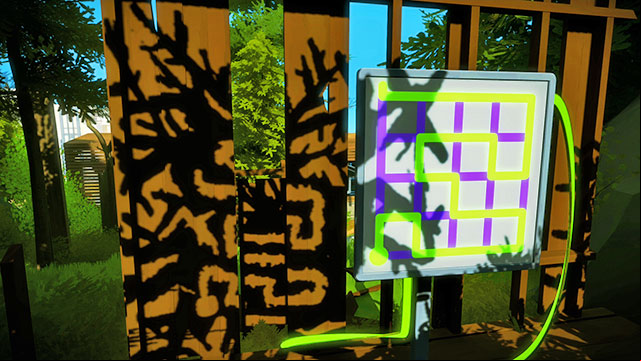 Forest, fourth set of puzzles, the seventh one - Puzzle solutions | Forest in The Witness - Forest - The Witness Game Guide & Walkthrough