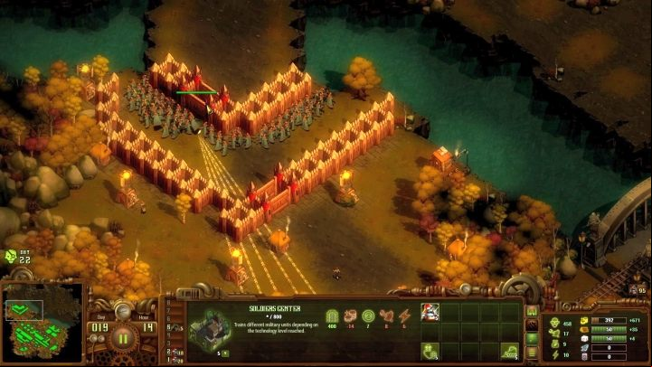 Examplary fortifications for the final attack. - Mission 01 - The Hidden Valley | They Are Billions Walkthrough - The New Empire campaign - They Are Billions Guide