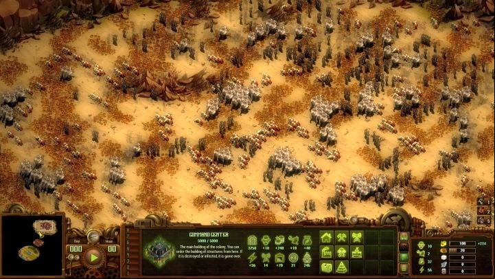 There are a lot of enemies guarding the gold deposits, however clearing this site is key - El Dorado Mission | They Are Billions campaign walkthrough - The New Empire campaign - They Are Billions Guide