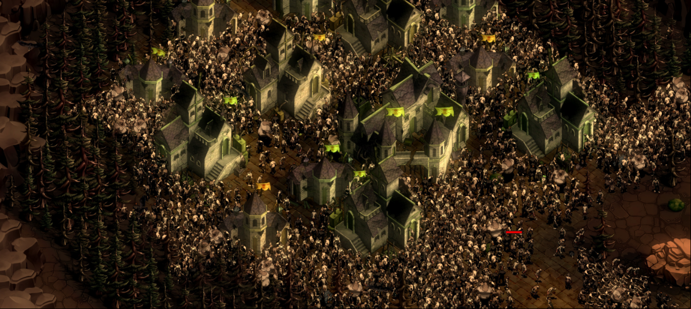 villages of zombies that dispatch new zombies after your units have been spotted, when they hear shots fired, or when you attack a zombie near VoD - Early phase of the game | They Are Billions guide - Beginners Guide - They Are Billions Guide