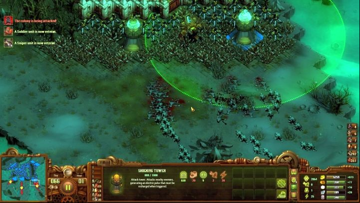 Each of the hordes consists only of Venoms. - The Noxious Swamp mission | They Are Billions campaign walkthrough - The New Empire campaign - They Are Billions Guide