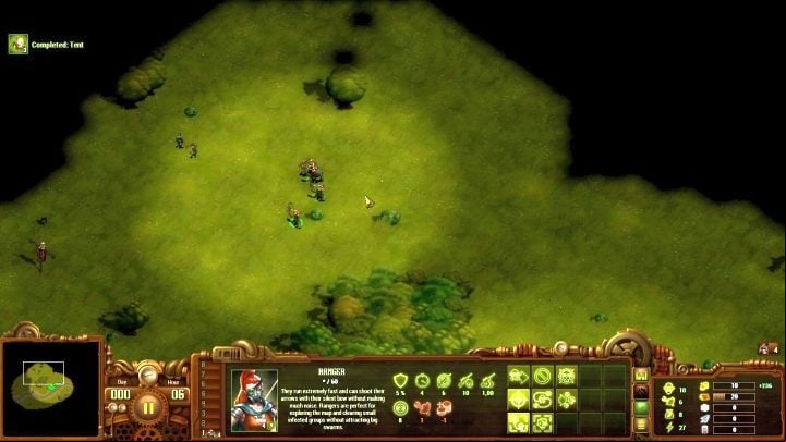 Like most story missions, begin The Hunters Meadow with cleaning the surrounding area around the base. - Mission 03 - The hunters Meadow | They Are Billions campaign walkthrough - The New Empire campaign - They Are Billions Guide