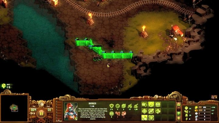Try to build simple fortifications near each of the paths during the early stages of the mission - this will stop the enemies. - Mission 08 - The Narrow | They Are Billions campaign walkthrough - The New Empire campaign - They Are Billions Guide