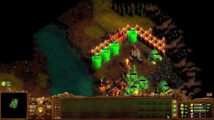 Iron deposit is near the north-east path - start getting this resource as soon as possible. - Mission 08 - The Narrow | They Are Billions campaign walkthrough - The New Empire campaign - They Are Billions Guide