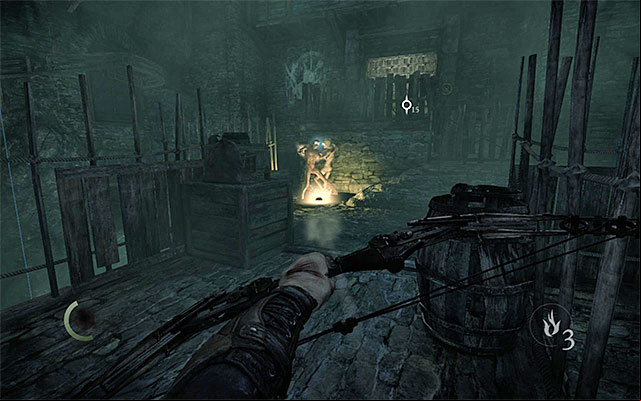 Monsters can be fire up, for example - Get through the catacombs - description - Chapter 7: The Hidden City - Thief - Game Guide and Walkthrough