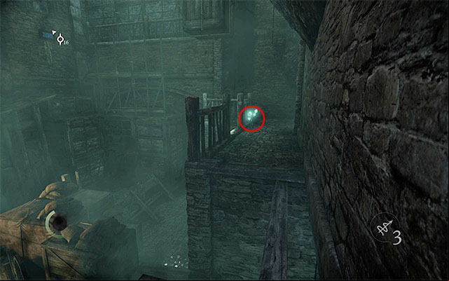 Examine the balcony - Memories of the Dead - Collectibles - Thief - Game Guide and Walkthrough