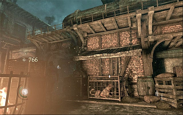 Do not approach the dog cage - Gain access to the foundry - Chapter 2: Dust to Dust - Thief - Game Guide and Walkthrough