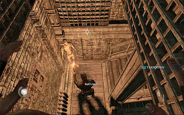 The shaft's exit - Gain access to the foundry - Chapter 2: Dust to Dust - Thief - Game Guide and Walkthrough