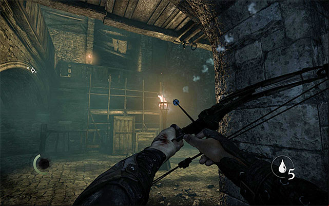 Its worth to quench some of torches, what makes moving around easier. - Get to the rotunda - description - Chapter 7: The Hidden City - Thief - Game Guide and Walkthrough