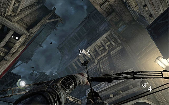 Stop in the alley to the South-West of the destination, make sure that you are not detected - Casing the Cargo - Jobs - Basso - Thief - Game Guide and Walkthrough